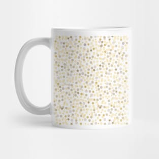 Shining gold and stars confetti pattern Mug